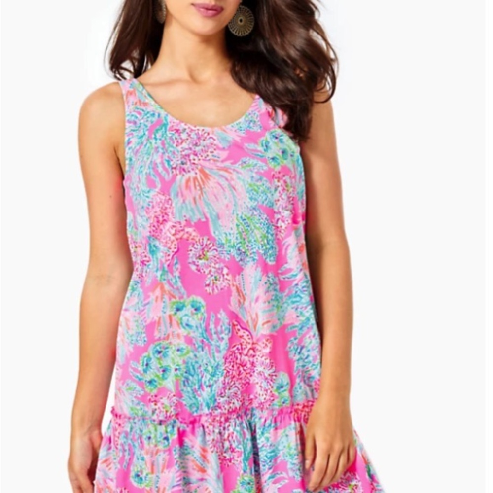 Skyelar Tank Dress Cotton Prosecco Pink small